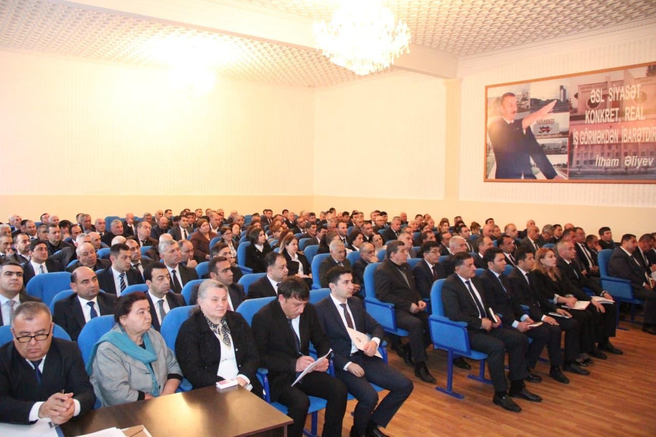 Goranboy RİH başçısı yanında Şuranın növbəti iclası keçirildi - FOTOLAR